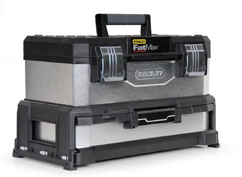 stanley fatmax metal plastic tool box 26 in|stanley fatmax waterproof toolbox.